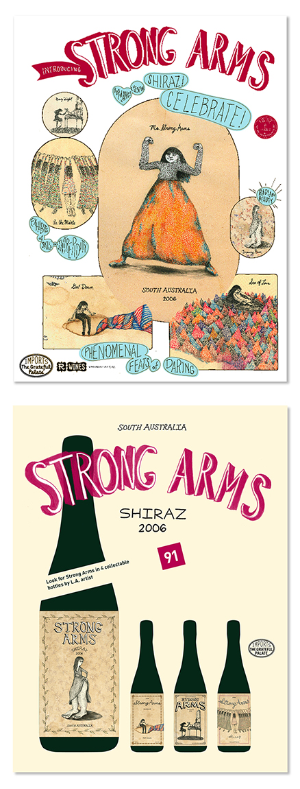 Strong Arms postcards